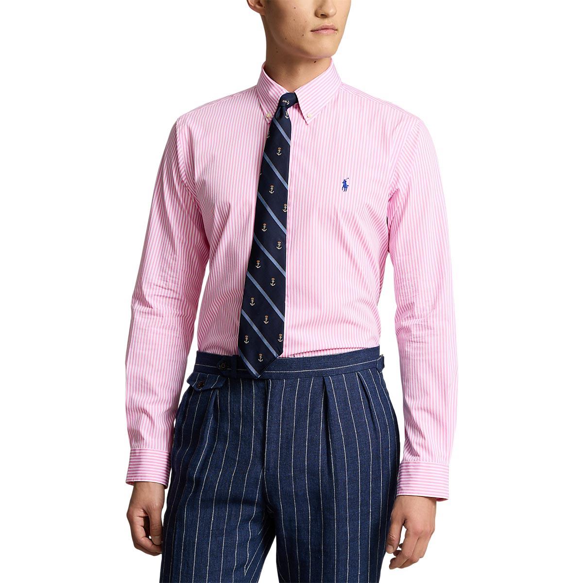 Polo Ralph Lauren Custom Fit Striped Stretch Poplin Shirt